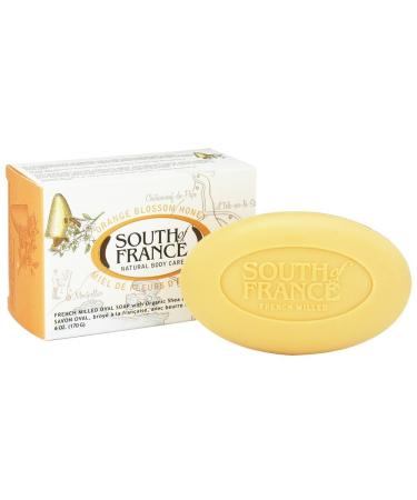South of France Natural Bar Everyday Detox Soap Orange Blossom Honey 6 Ounce