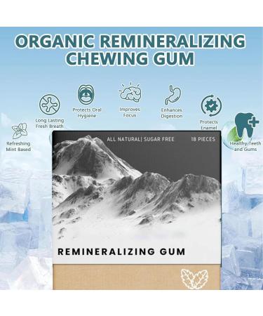 Larineco - Remineralizing Gum Larineco Remineralizing Gum Chewing Gum Organic Larineco Gum All Natural Mint Remineralizing Gum with Nano-Hydroxyapatite Sugar Free (2boxes) - Buy Online on GoSupps.com