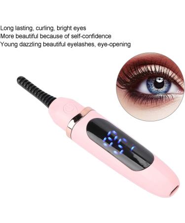 Shop Heated Eyelash Curler - USB Rechargeable 2 Temp Settings Fast Heating Built-in Comb - Perfect for Flawless Lashes - Buy Online on GoSupps.com