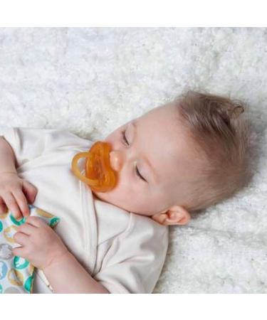 Buy Gruenspecht ORGANIC Natural Rubber Pacifiers - Set of 2 Soft Heart-Shaped Shield Orthodontic Design for 6-18 Months - Buy Online on GoSupps.com
