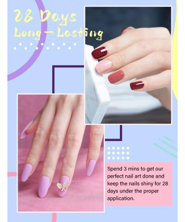 32 Colors Gel Nail Polish Kit with UV Light & 120W Nail Dryer - Complete Manicure Set - Buy Online on GoSupps.com