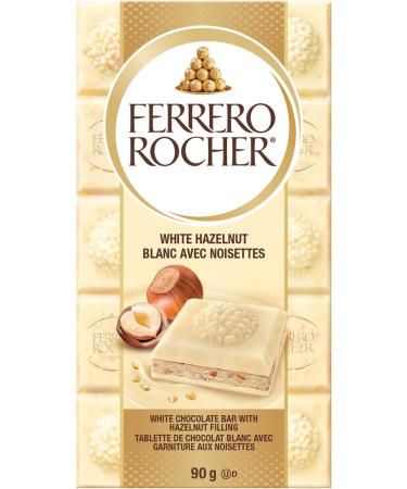 FERRERO ROCHER Premium Chocolate Bar White Hazelnut Bar 8 bars 720 g - Buy Online on GoSupps.com