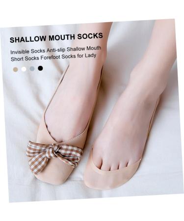 Shop 3 Pairs Invisible Garter Pads & Forefoot Short Socks - Ultimate Comfort & Style for Every Occasion - Buy Online on GoSupps.com