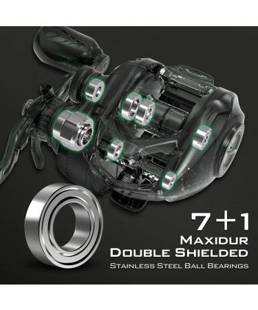 KastKing Spartacus II Baitcasting Fishing Reel | Ultralight 6oz Baitcaster with 17.6 LB Carbon Fiber Drag | 7.2:1 Gear Ratio | Palm Perfect Design - Stryker Green-7.2 - Buy Online on GoSupps.com