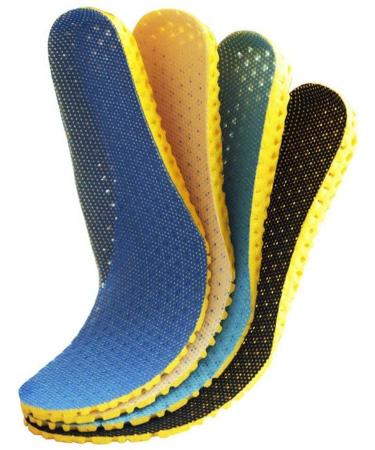 Sports Insoles Shoes Pad Silicone Soft Breathable Absorb Sweat Shoe Inserts Black Nice Design
