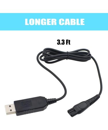 HQ8505 Razor Charging Cable - Compatible with Philips Norelco Series 3000 5000 7000 - 15V AC Adapter Power Supply - Buy Online on GoSupps.com