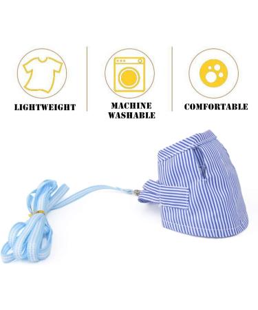 Small Animal Harness Leash Ferret Harness Outdoor Walking Vest Harness for Chinchilla Rat Squirrel Hedgehog Ferret Outdoor Walking Clothes (Blue S) - Buy Online on GoSupps.com
