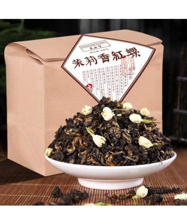 400g Th Noir Puer Fengqing Dianhong Th Trois Saveur De Jasmin Fum Th Noir Th Rouge
