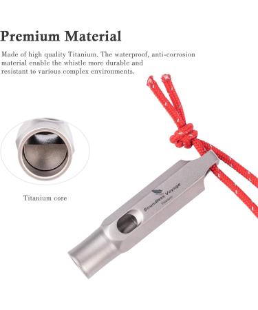 Ibasingo Titan Whistle - Loud Emergency Survival Tool with Lanyard for Camping Hiking Sports & Training | Keychain Pipe Signal Model TI9015O - Buy Online on GoSupps.com