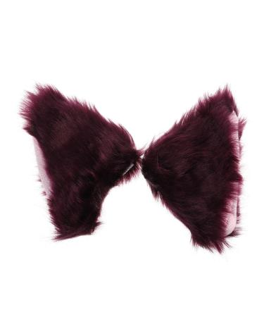 TOVINANNA 1 Pair Cat Ears Hairpin Plush Hair Clip Cat Ear Headwear Cat Ears Hair Clip Cat Ear Bobby Pin Adorable Headwear Cosplay Hair Clip Cat Ears Headdress Party Headdress