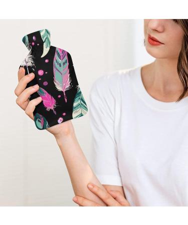 Buy Feather Hot Water Bottle with Plush Cover - Ideal Hand Warmer for Adults & Kids | 26.5x15.3cm - International Shipping Available - Buy Online on GoSupps.com