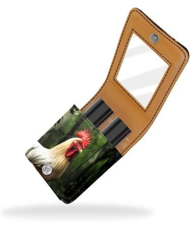 Travel Lipstick Organizer Case - Portable Makeup Bag with Mirror | White Rooster E122n6olgj - Shop Internationally - Buy Online on GoSupps.com