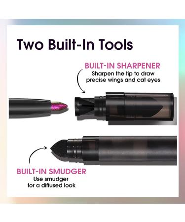 Erinde Multichrome Gel Eyeliner Pencil | Peacock Color Shifting Eye Liner Makeup - Buy Online on GoSupps.com