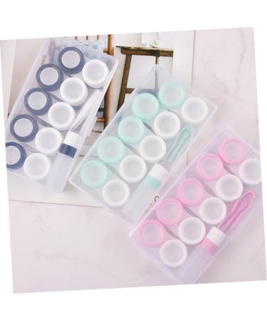 Solustrie Portable Storage Box for Colored Contact Lenses - Light Green Contact Lens Case 14.5x8.2cm Perfect for Travel - Buy Online on GoSupps.com