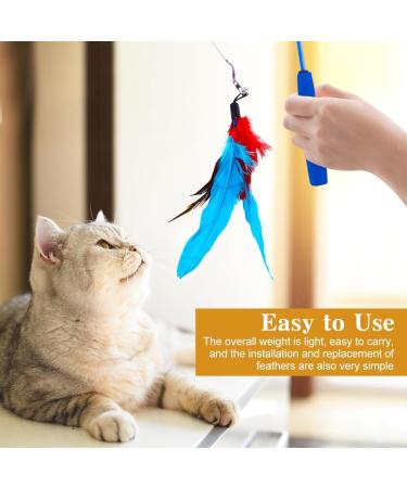 Movkzacv 12-Piece Interactive Cat Toy Set | Self-Employment Suction Cup Toys with Feathers | Multi-Colored & 2 Modes - Perfect for International Shipping - Buy Online on GoSupps.com