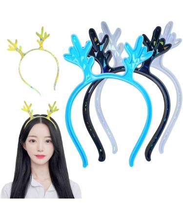 hgnxa Epoxy Resin Headband Molds Antler Shaped Holographic Resin Hair Accessory Moulds Suitable for Unique Hair Accessories Black - Buy Online on GoSupps.com