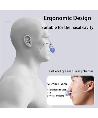 Adjustable Smart Snoring Stopper: Electric Nasal Dilators for Improved Sleep - Blue (60 x 25.2 x 39mm) - Buy Online on GoSupps.com