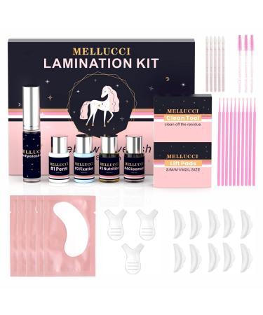 Mellucci Lash Lift Kit Brow Lamination Kit Eyelash Perm Kit Easy to Use Long Lasting Salon Results with Detailed Instruction for DIY or Professional