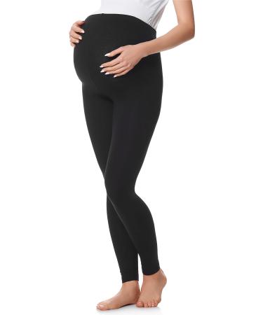 Be Mammy Womans Maternity Leggings Tights BE20-230 4XL Black