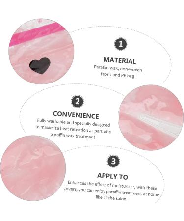 Ipetboom Paraffin Wax Socks 2 Pairs Wax Gloves Hand Paraffin Bath Liner Gloves Spa Kit Wax Feet Cover Ghost Headband Wax Glove Foot Cover Panda Headband Nursing Cover Red Paraffin Wax Care - Buy Online on GoSupps.com