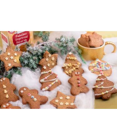 Cookie Crumbles Gingerbread Biscuit Mix 321g - Dairy-Free, No Preservatives or Artificial Flavours - Ready in 30 Minutes - Ginger & Cinnamon - Aromatic Home Baking Delight - Buy Online on GoSupps.com