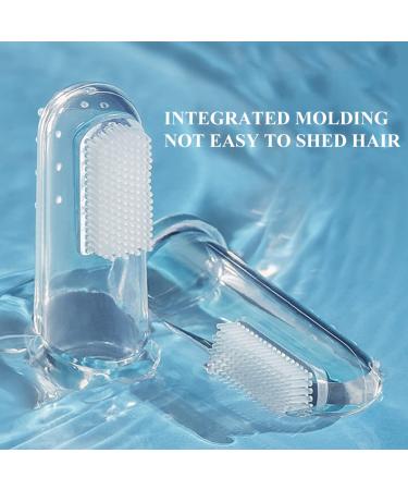 Menyiyds 6-Piece Baby Finger Toothbrush Set | BPA-Free Silicone Oral Care & Gum Massage for Infant Dental Health - Buy Online on GoSupps.com