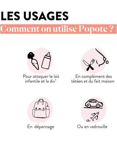 POPOTE - Pur e Nectarine Fraises Bio - D s 4/6 Mois - Recette Fruits Sans Sucres Ajout s - Texture Lisse Adapt e Aux B b s - Id al Pour Diversification Alimentaire - Format Pratique - Pack 10 x 120 g - Buy Online on GoSupps.com