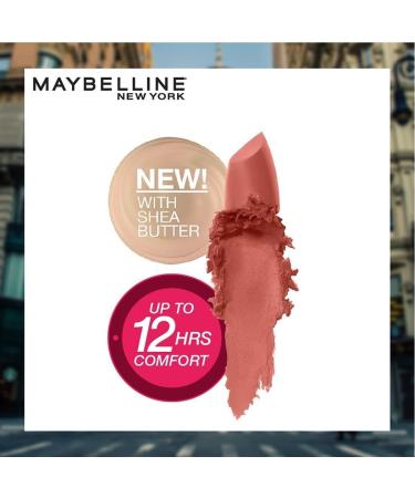 Maybelline Color Sensational Lipstick - Matte Finish Hydrating Lipstick in Nude Nuance - Buy Online on GoSupps.com