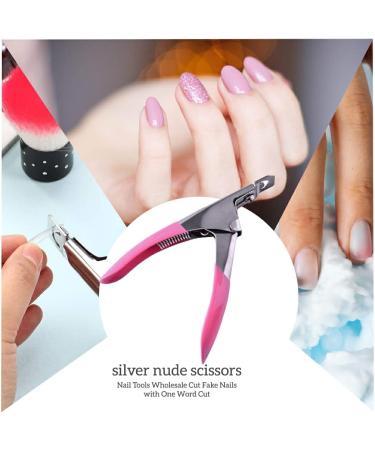 kawehiop Nail Clippers for Acrylic Nails Professional Nails Durability Beauty Supplies Manicure for Extension Repairs pink - Buy Online on GoSupps.com