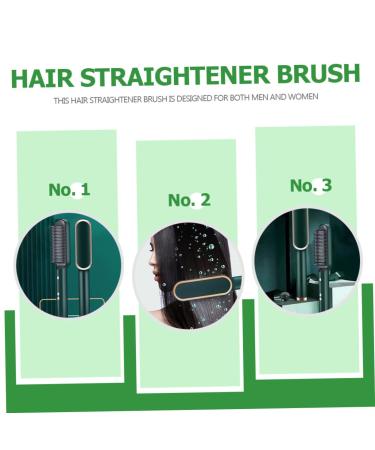 Buy Electric Hair Straightening Comb & Self-Curling Tools - Heated Hair Straightener Brush & Hot Comb for Effortless Styling - Buy Online on GoSupps.com