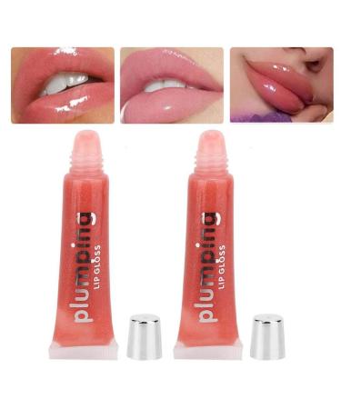 2PC 10ml Lip Plumping Serum & Gloss - Full Defined Lips | Shop Now! - Buy Online on GoSupps.com