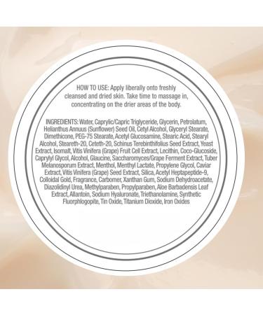 Consult Beaute Champagne Lift Hydrating Firming Body Cream with Pink Pepperslim Tightens Tones Crepey Skin Moisturizer for Dry Skin Warm Santal 8 oz. - Buy Online on GoSupps.com