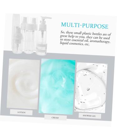 MAGICLULU 2 Sets Bottle Set Travel Foaming Bottle Mini Plastic Travel Bottle Travel Sub Bottle Travel Toiletry Makeup Travel Containers Small Toiletry Bottle Lotion Cream Bottle Pe White - Buy Online on GoSupps.com