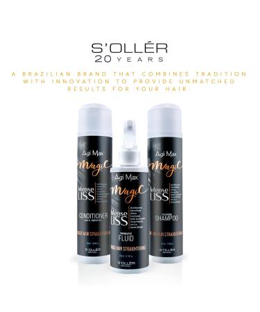 Buy S OLL R Magic Anti-Frizz Hair Straightening Conditioner | Organic Vegan Brazilian Conditioner - 10.14 Fl Oz for Advanced Frizz Control Internationally - Buy Online on GoSupps.com