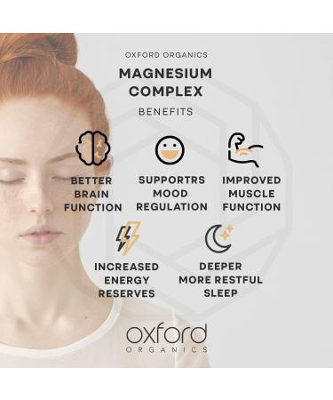 Advanced Vegan Magnesium Tablets for Restless Leg Syndrome & Calm Sleep | 240 Tablets UK Made Supplement with Magnesium Citrate Oxide & Vitamin B6 - Buy Online on GoSupps.com
