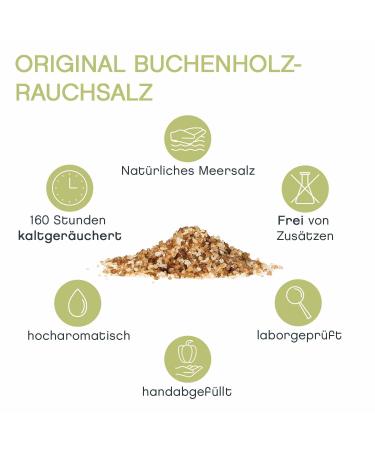 Danish Smoked Salt | Cold Smoked Sea Salt - Original Beechwood Mild & Spicy 250g | Pfefferdieb - Buy Internationally - Buy Online on GoSupps.com
