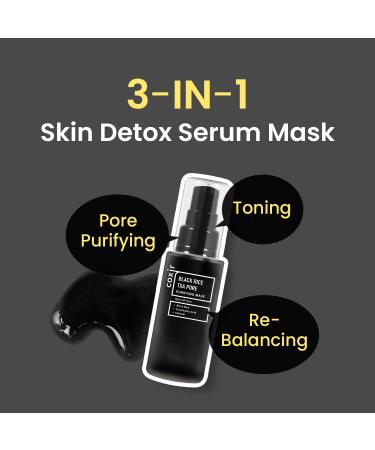 COXIR Black Rice TXA Pore Purifying Mask | Blackhead Cleansing & Pore Hydrating Facial Mask | Korean Skincare | Paraben & Cruelty Free | 50ml - Buy Online on GoSupps.com