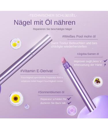 Nail Care Stick nail care stick for brittle dehydrated nails nail oil cuticle oil pen nail care stick cuticle oil pen for repair of cracked and nails 35 ml - Buy Online on GoSupps.com