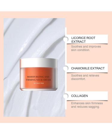  Hengxuan Collagen firming neck cream moisturizing and firming neck cream for women anti-aging formula to reduce wrinkles creases and sagging skin (1) - Buy Online on GoSupps.com