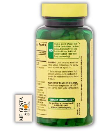 Spring Valley Cascara Sagrada Dietary Supplement 450mg - 100 Count with Me Gustas Sticker | Digestive Health Support - Buy Online on GoSupps.com
