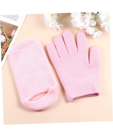 minkissy 4 Pairs Moisturizing Gloves Mitten hand moisturizing gloves cotton hand gloves moisturizing mittens kids overnight Spa Glove fingerless gloves gel gloves short boots dry hands Miss - Buy Online on GoSupps.com