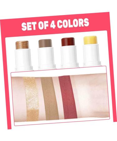 IWOWHERO 1 Set Contour Stick Contouring Stick Cream Blush Stick Face Highlighter Stick Contour Stick Blush Contour Makeup Face Contouring Makeup Kit Highlighter Stick Contour Kit - Buy Online on GoSupps.com