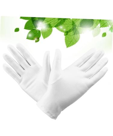 jojofuny 10 Pairs Moisturizing Gloves Hand Moisturizer Safety Gloves Beauty Hand Gloves Spandex Hand Spa Paraffin Gloves Paraffin Mitts Mittens Jewelry Work White Gloves - Buy Online on GoSupps.com