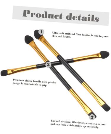 Mikinona Makeup Tool 20pcs Double Ended Eyeshadow Brush Travel Makeup Brush Eyeshadow Makeup Supplies Women Makeup Brush - Buy Online on GoSupps.com