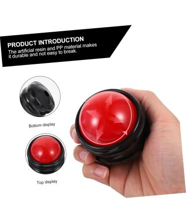 Kombiiuda Massage Ball - Portable Pearl Roller for Muscle Relief & Yoga | 6.5cm Red - Perfect for Gym & Training - Buy Online on GoSupps.com