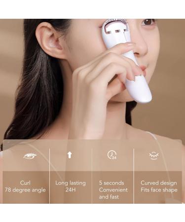 Heated Eyelash Curlers Wide Angle 5V 1W Eyelash Curler for Travel - Buy Online on GoSupps.com