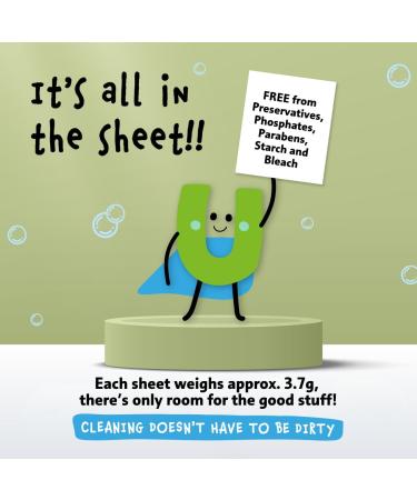 WABLU 72 Laundry Sheet Multipack | Spring Florals | Effective washing detergent sheets for your clothes to replace capsules pods and liquids | Natural Enzymes (BIO) | At least 72 washes - Buy Online on GoSupps.com