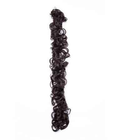 XXXL Medium Brown Hair Extension | Voluminous Curls & Hair Tie Updos for Stunning Ponytails - Buy Online on GoSupps.com