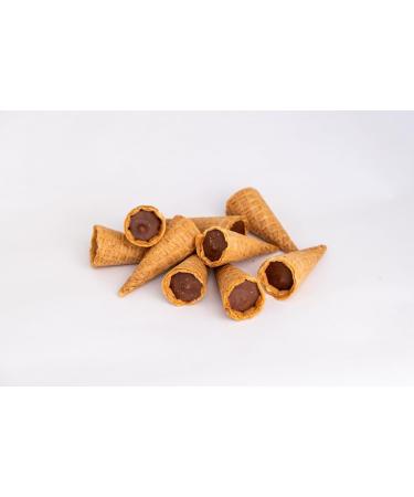 The Best Part - Mini Crispy Cone Filled with Alpine Milk Chocolate 38% Cocoa | Sustainable Cocoa and Palm Oil Free | Made In France - Buy Online on GoSupps.com