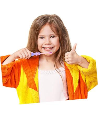 Angoily 4-Piece Mini Disposable Children's Toothbrush Set with Toothpaste & Travel Case - Soft Filament for Gentle Care - Buy Online on GoSupps.com